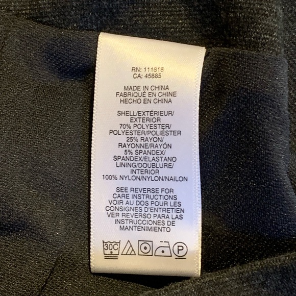 Michael Kors Charcoal Gray Pencil Skirt Size 8 - Picture 8 of 8